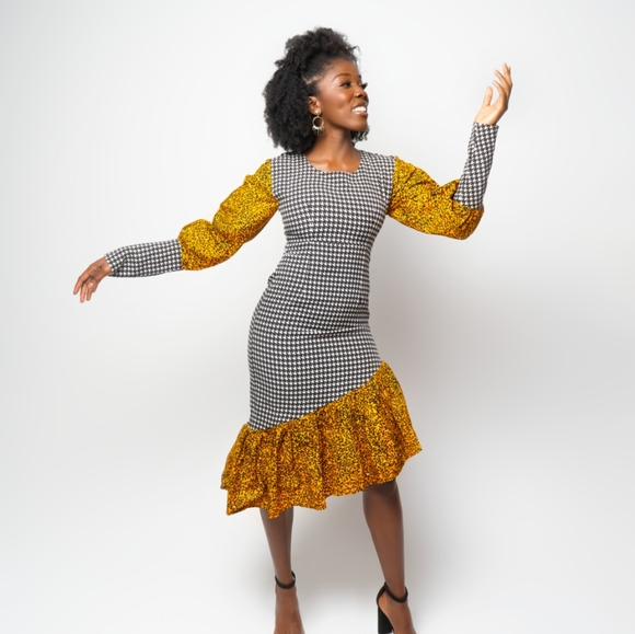 AFRICAN print dress - Picture 4 of 5